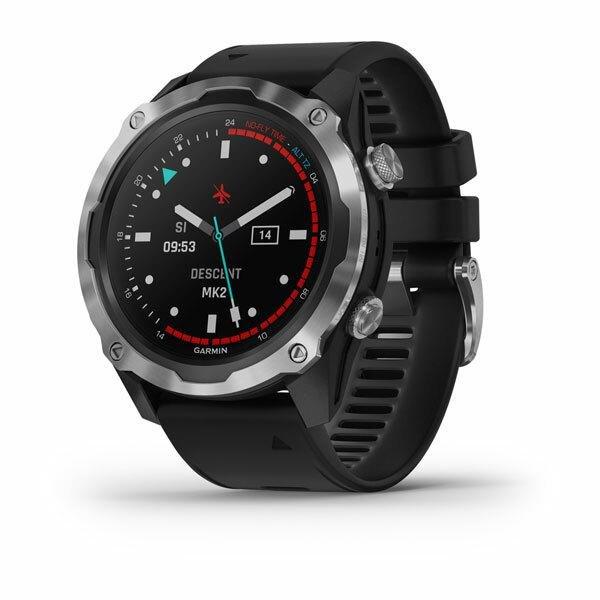 Garmin Descent MK2 Stainless Steel with Black Band, , large image number 0