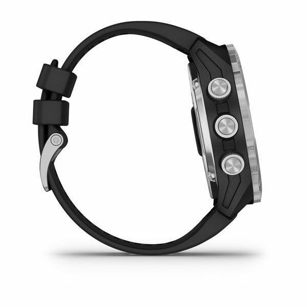 Garmin Descent MK2 Stainless Steel with Black Band, , large image number 1