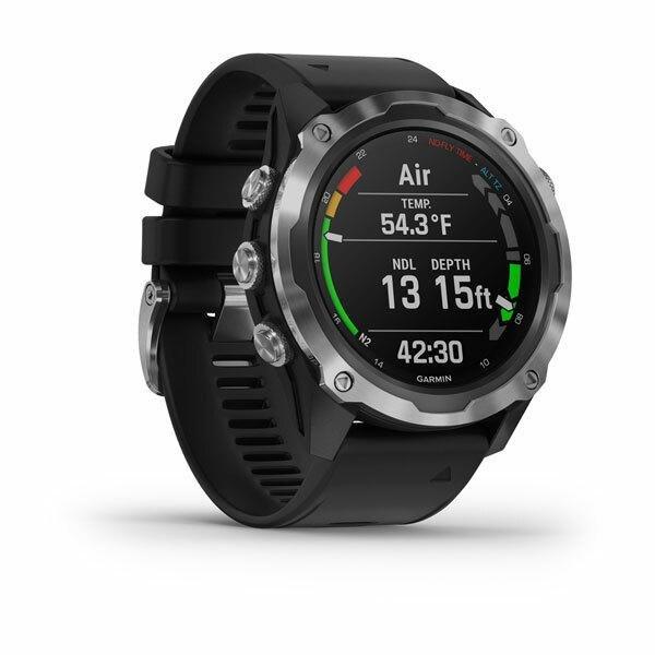 Garmin Descent MK2 Stainless Steel with Black Band, , large image number 3