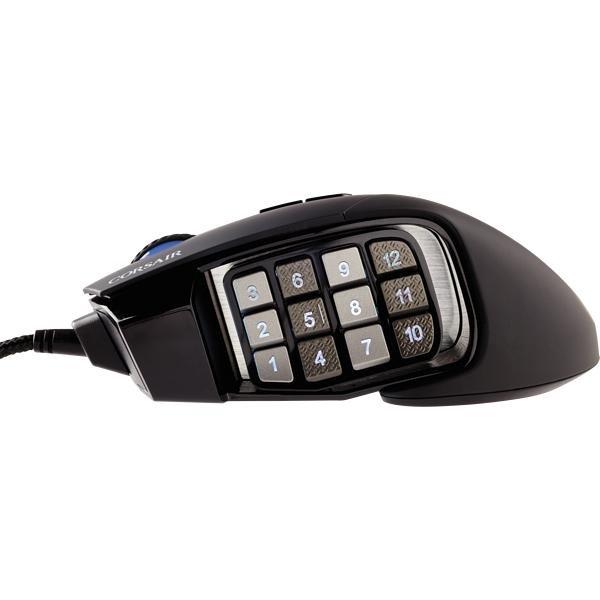 Corsair Scimitar RGB Elite Gaming Mouse Black, , large image number 3