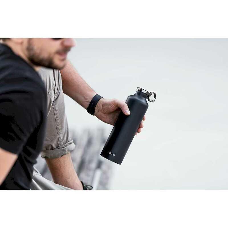 Equa Stainless Steel Smart Water Bottle Dark Grey 680ml, , large image number 1