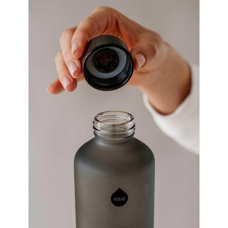 Equa Mismatch Glass Water Bottle Ash 750ml, , large image number 1