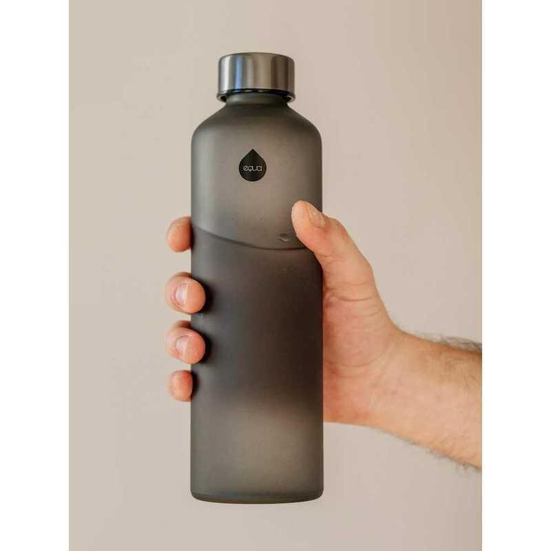 Equa Mismatch Glass Water Bottle Ash 750ml, , large image number 3
