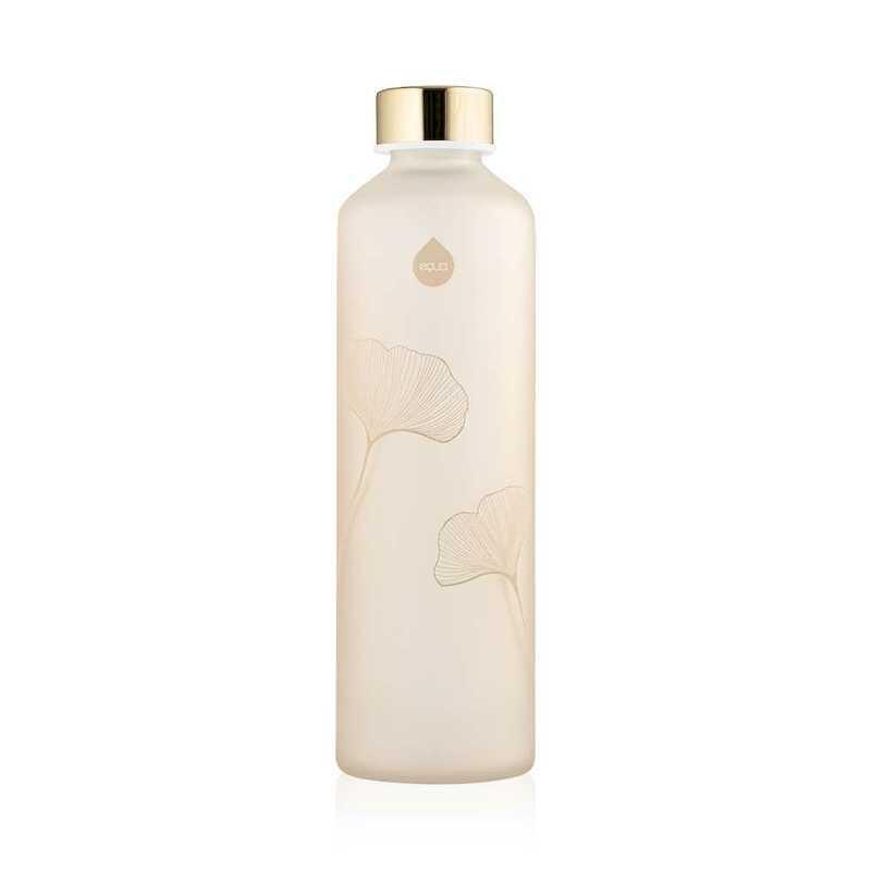 Equa Mismatch Glass Water Bottle Gingko 750ml, , large image number 0