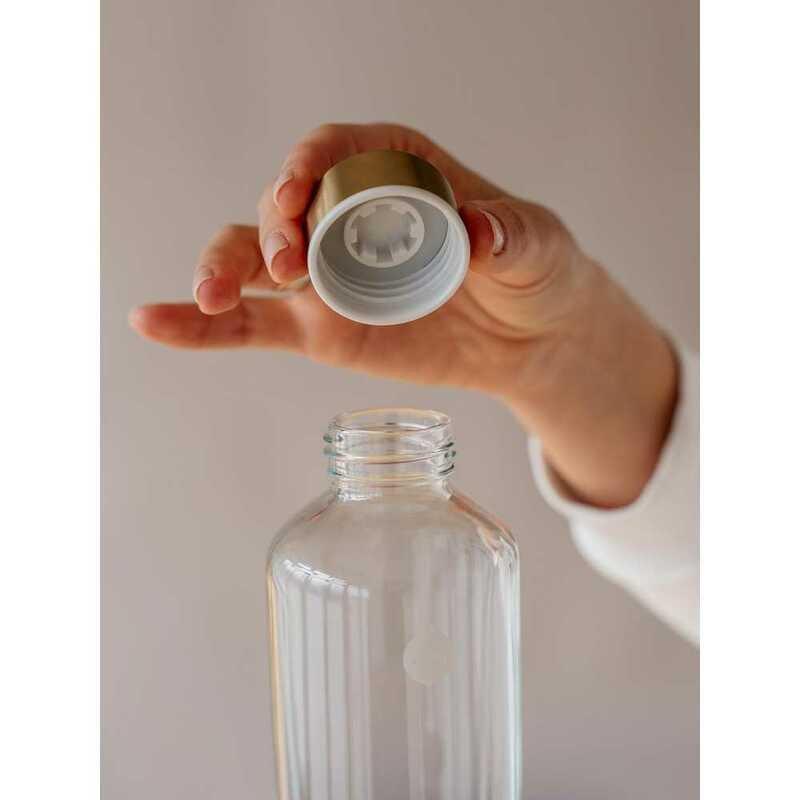 Equa Mismatch Glass Water Bottle White 750ml, , large image number 1