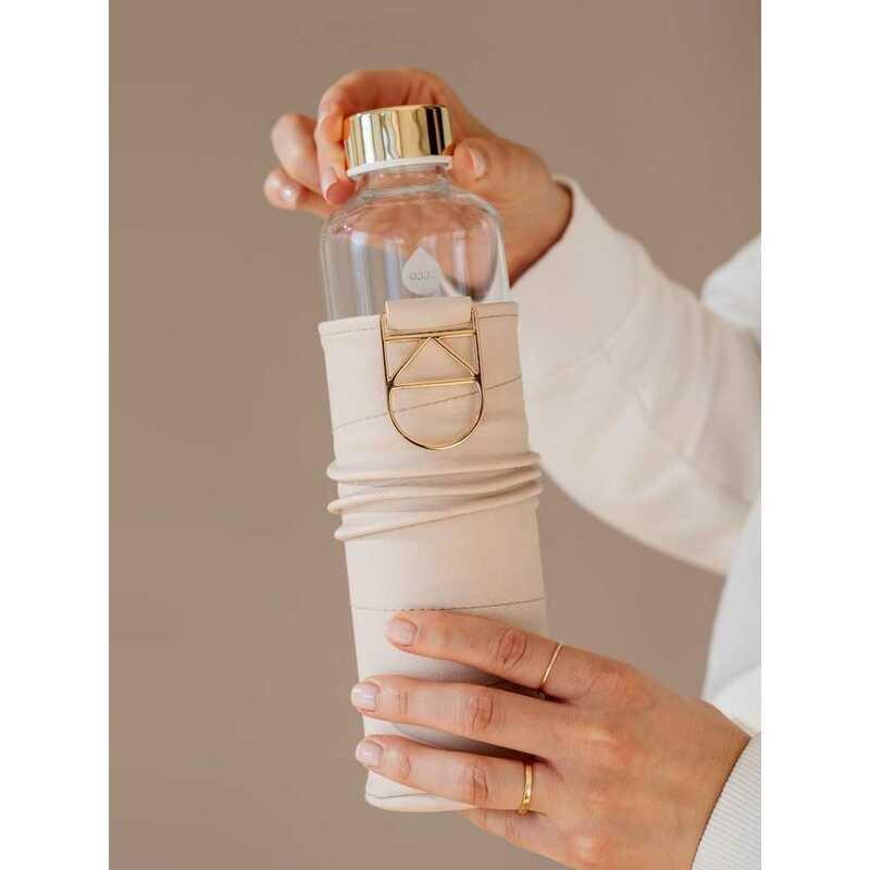 Equa Mismatch Glass Water Bottle Beige 750ml, , large image number 2
