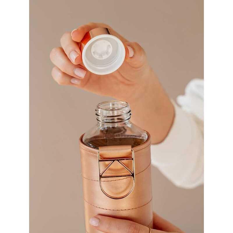 Equa Mismatch Glass Water Bottle Bronze 750ml, , large image number 1