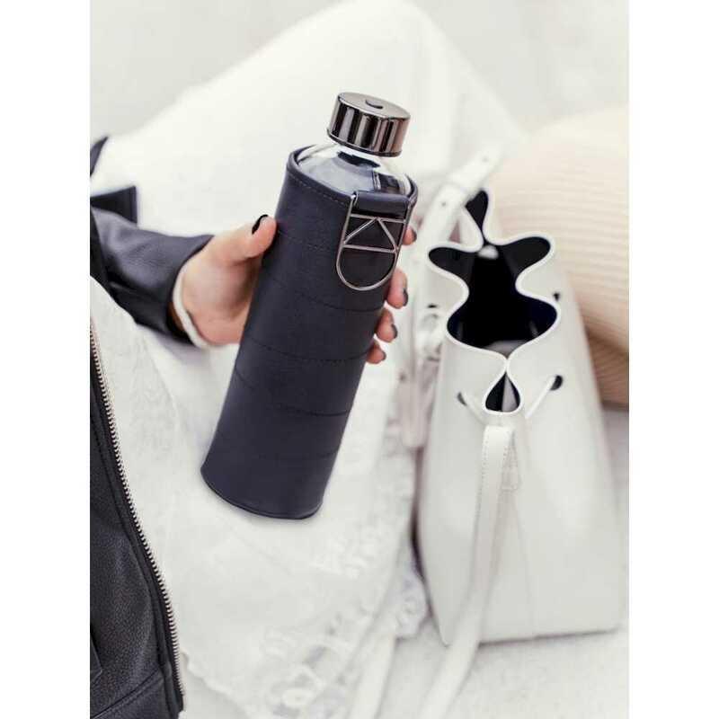 Equa Mismatch Glass Water Bottle Graphite 750ml, , large image number 1