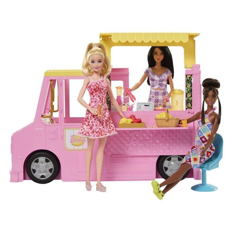 Barbie Lemonade Truck Playset with 25 pieces HPL71, , large image number 0