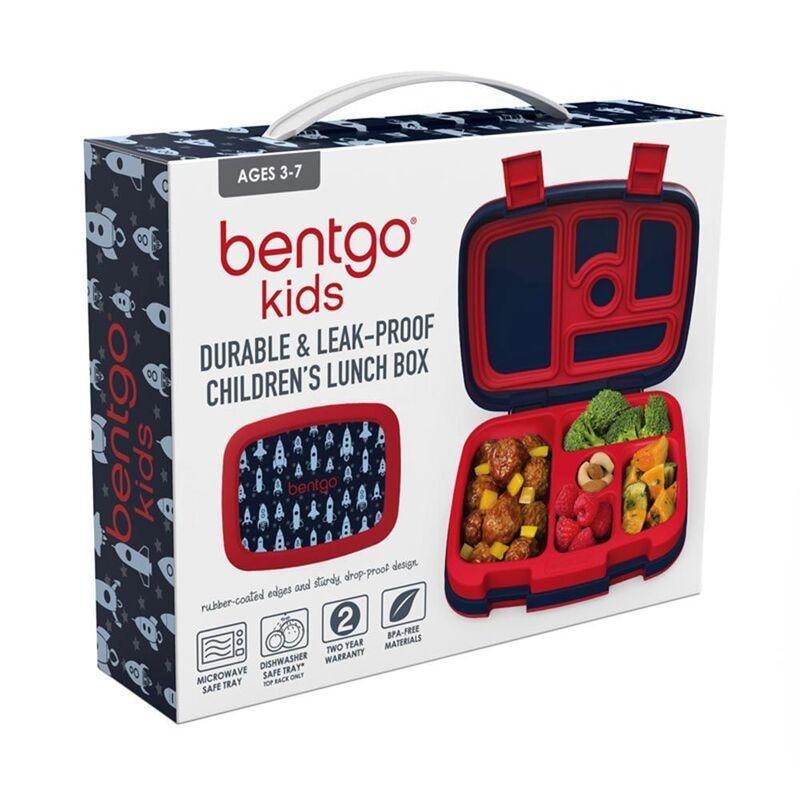 Bentgo Rocket Kids Lunch Box - Grey/Yellow, , large image number 2