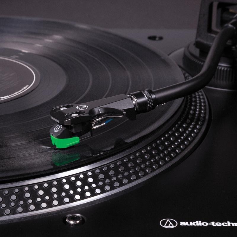 AUDIO TECHNICA - Audio-Technica AT-LP120XBT-USB Bluetooth Direct-Drive Turntable with Built-in Preamp - Black