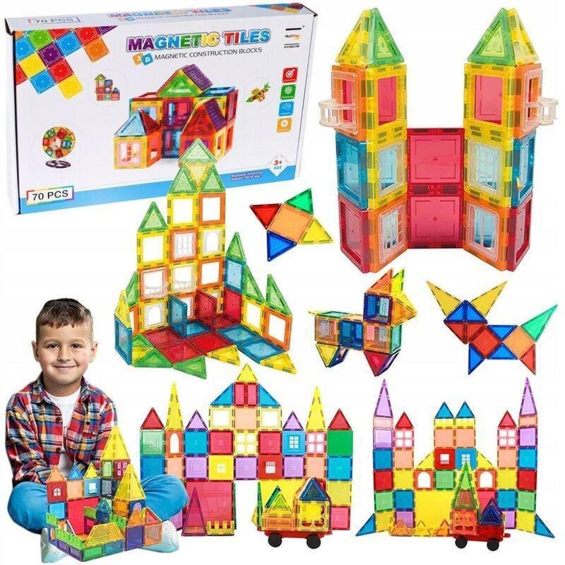 Toys Station Small Magnetic Brick Series (70 Pcs), , large image number 2