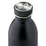 24 BOTTLES - 24 Bottles Urban Bottle Basic Stone Tuxedo Black 500ml