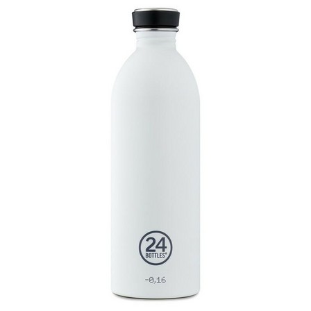 24 BOTTLES - 24 Bottles Urban Bottle Basic Stone Ice White 1000ml
