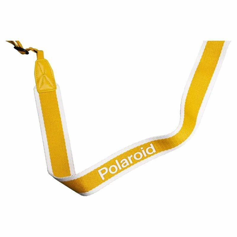 Polaroid Flat Yellow Stripe Camera Strap, , large image number 0