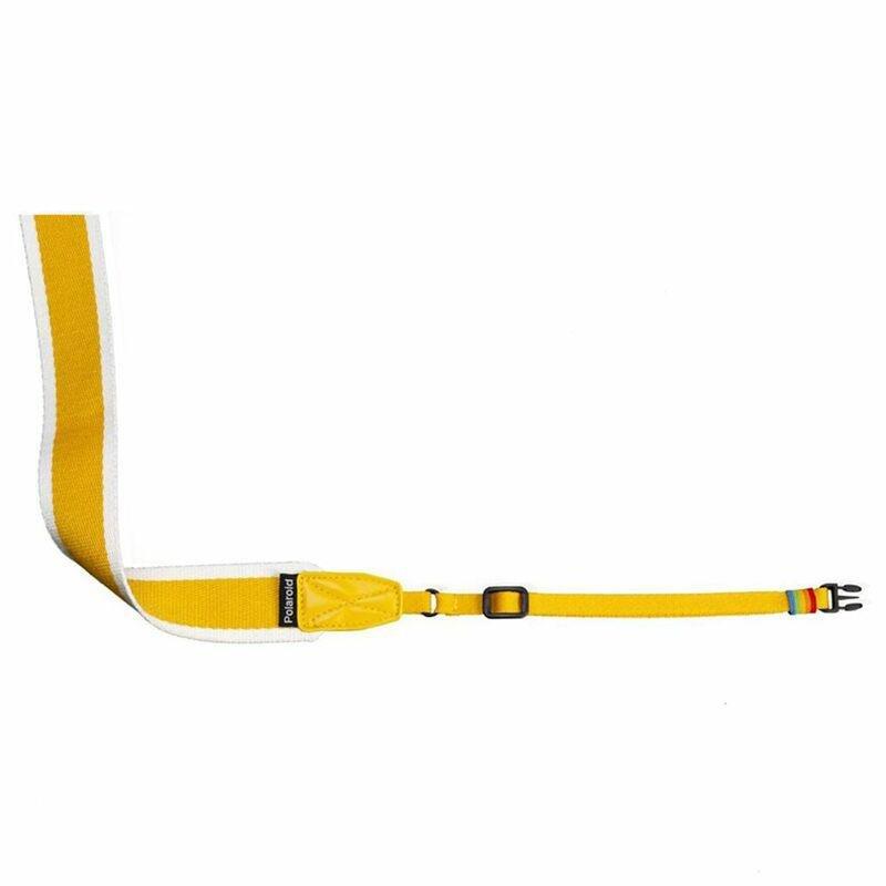 Polaroid Flat Yellow Stripe Camera Strap, , large image number 1
