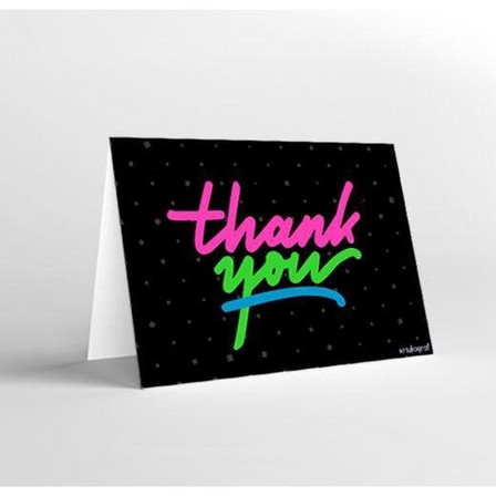 MUKAGRAF DESIGN STUDIO - Mukagraf Thank You Mini Greeting Card (10.3 x 7.3cm)