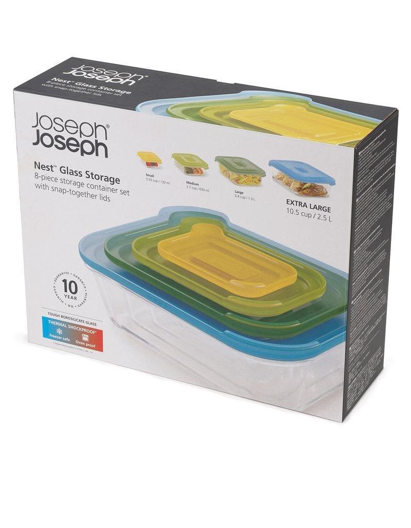 Joseph Joseph Nest Storage Glass Containers (Set of 4), , large image number 1