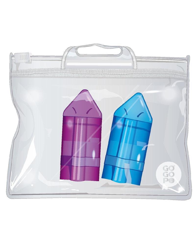 GoGoPo Triangle Eraser & Sharpener (2 Pack), , large image number 0