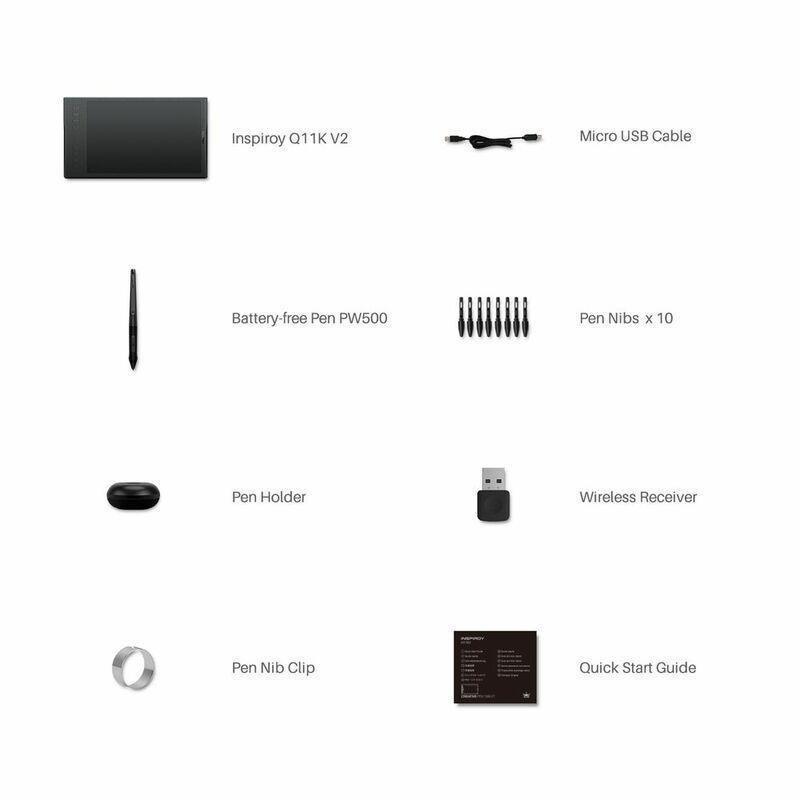 Huion Inspiroy Q11K V2 Graphic Drawing Tablet, , large image number 5