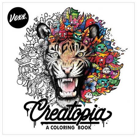 PENGUIN USA - Creatopia - A Coloring Book | Vexx
