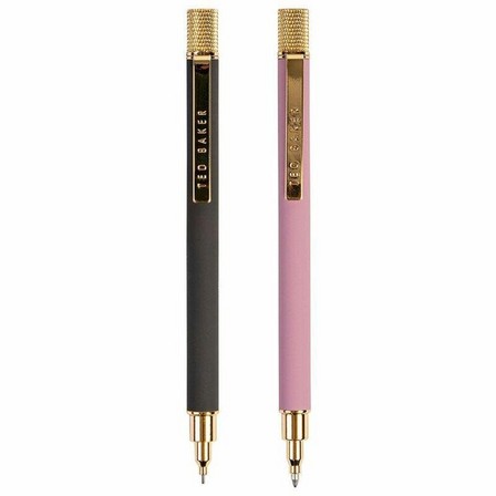 TED BAKER - Ted Baker Pen & Pencil Set Grey/Dusky Pink