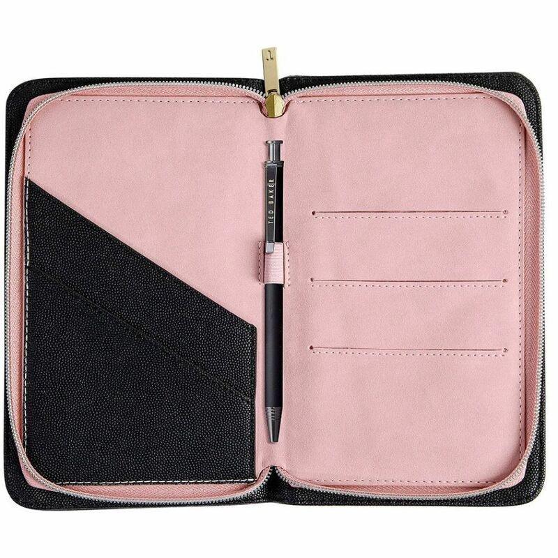 Ted Baker Travel Documents Holder Gold/Clove, , large image number 1