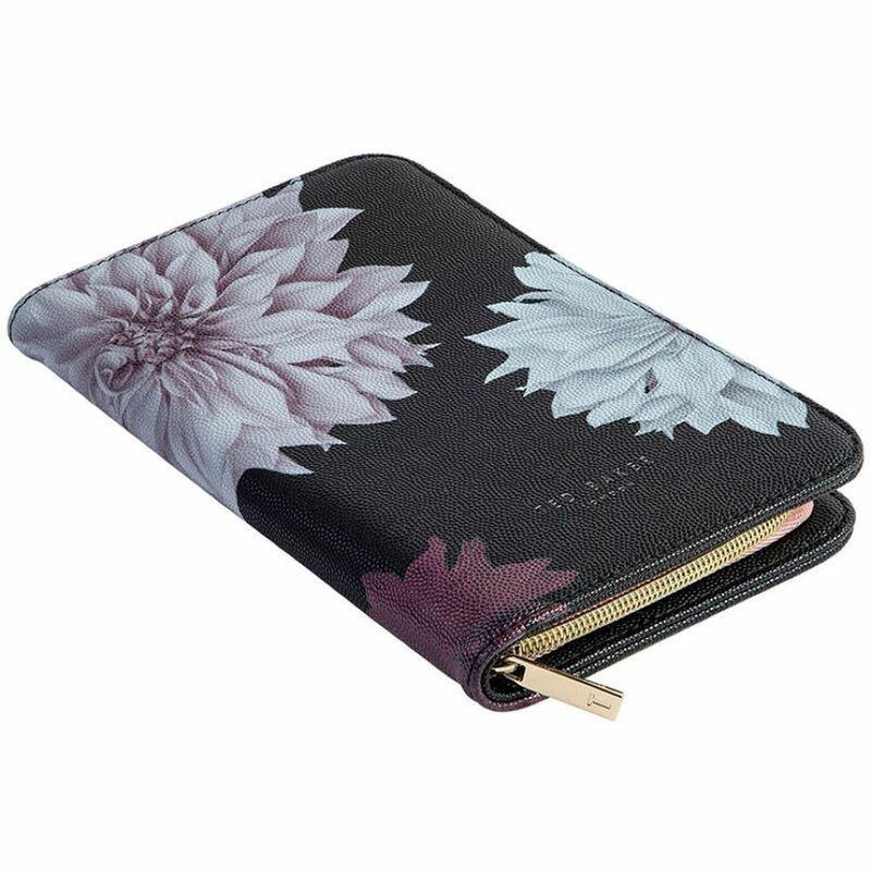 Ted Baker Travel Documents Holder Gold/Clove, , large image number 2