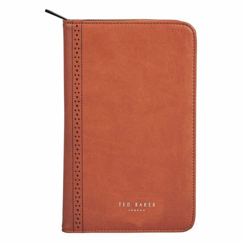 Ted Baker Travel Documents Holder Brogue/Tan, , large image number 0