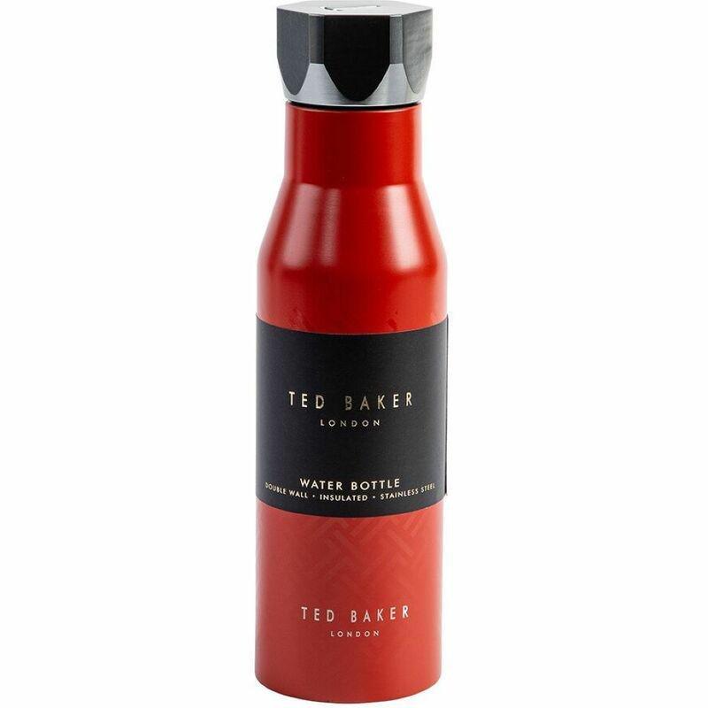 Ted Baker Hexagonal Lid Double Wallstainless Steel Water Bottle Orange 425ml, , large image number 1