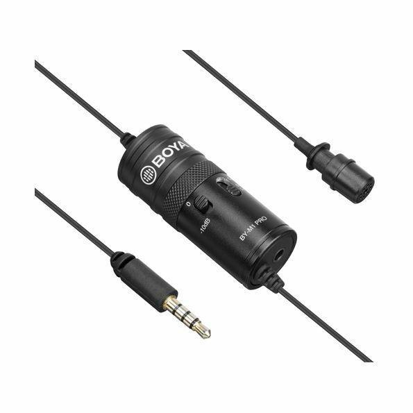 BOYA - Boya BY-M1 Pro Upgraded Lavalier Mic