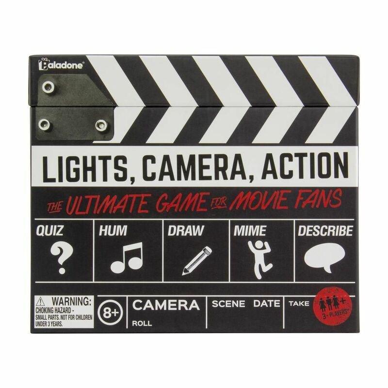 Paladone Purple Donkey Lights Camera Action Cards Game, , large image number 0