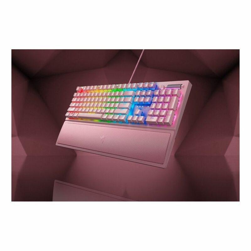 Razer Blackwidow V3 Mechanical Gaming Keyboard - Razer Green Switch - Quartz (US English), , large image number 1