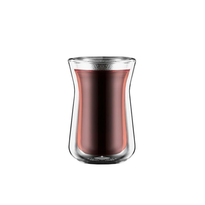 Bodum Melior Double Wall Tea Glass 0.1L (Set of 2), , medium