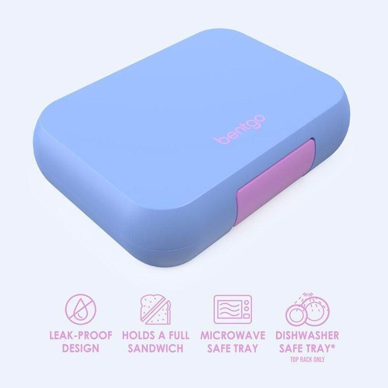 Bentgo Pop Lunch Box With Removable Divider - Periwinkle/Pink, , large image number 1