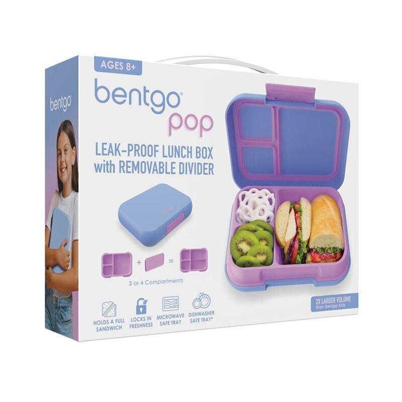 Bentgo Pop Lunch Box With Removable Divider - Periwinkle/Pink, , large image number 4