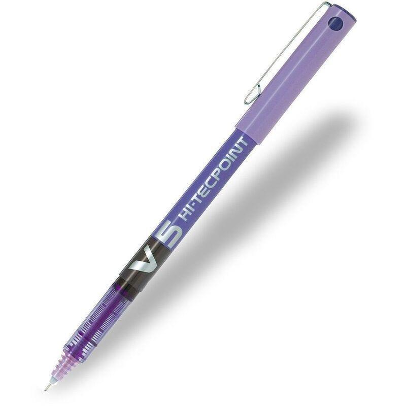 Pilot Hi-Techpen V5 Liquid Ink Rollerball Pen - Violet, , large image number 0