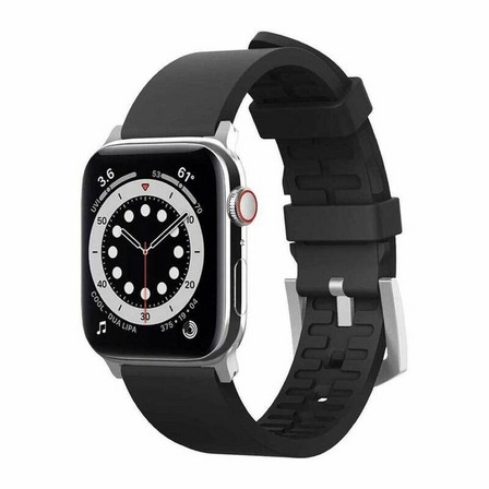 ELAGO DESIGN - Elago Premium Fluoro Rubber Strap for Apple Watch 40mm Black (Compatible with Apple Watch 38/40/41mm)