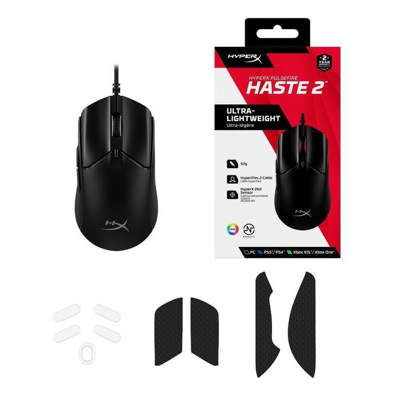 HYPERX - HyperX Pulsefire Haste 2 Gaming Mouse - Black