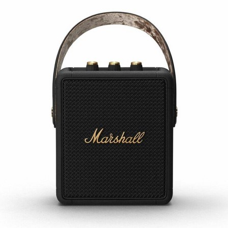 MARSHALL - Marshall Stockwell II Black & Brass Portable Bluetooth Speaker