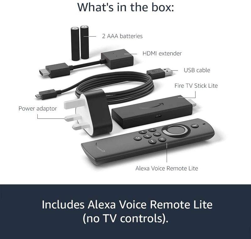 Amazon Fire TV Stick Lite with Alexa Voice Remote Wi-Fi Black, , large image number 3