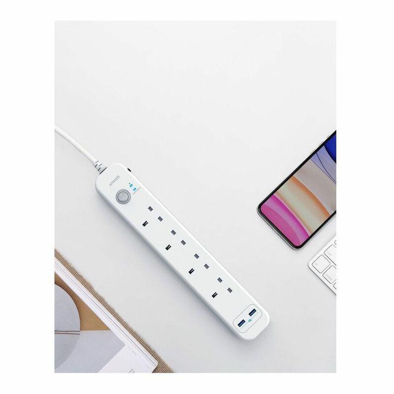 Anker Powerextend 6-In-1 Powerstrip White, , large image number 1