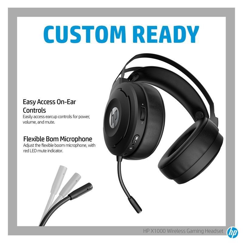 HP X1000 Wireless Gaming Headset, , large image number 6