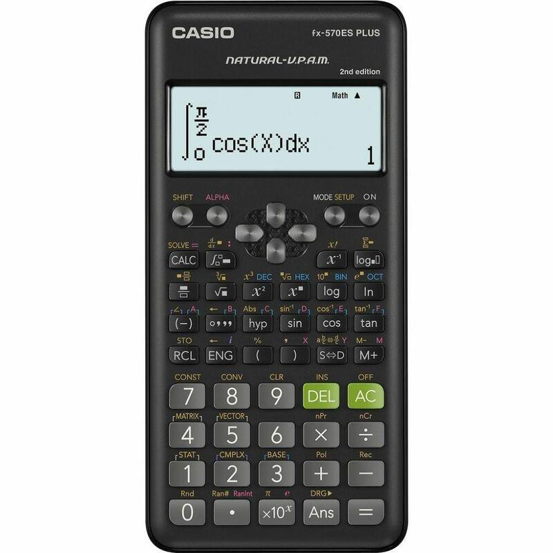 Casio FX-570 ES Plus Scientific Calculator Black, , large image number 0