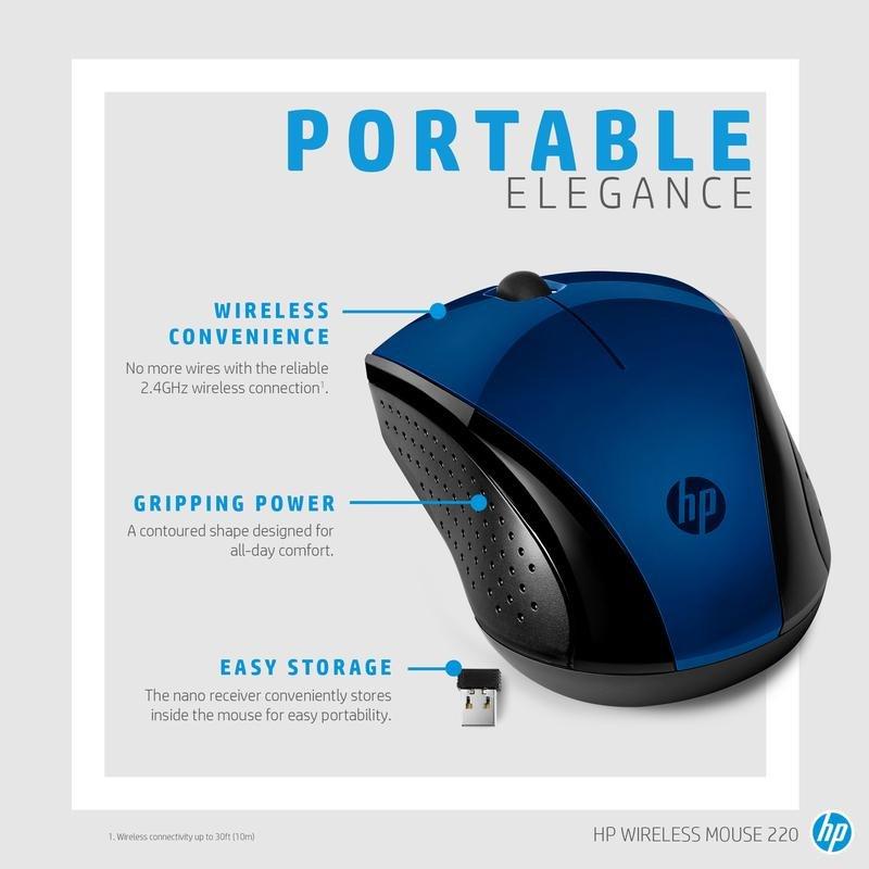 HP 220 7Kx11AA Blue Wireless Mouse Blue, , large image number 5
