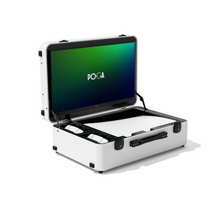 INDI-GAMING - Indi-Gaming Poga Lux Portable Gaming Monitor for Sony PlayStation PS5 White