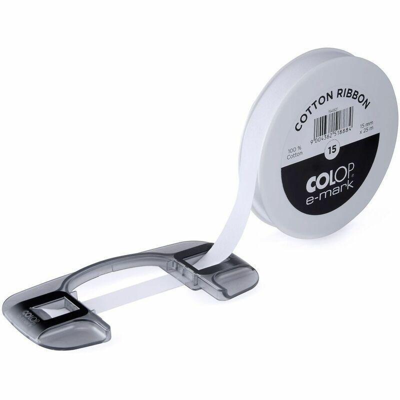 Colop E-Mark Coton Ribbon 25mm x 25M, , large image number 0