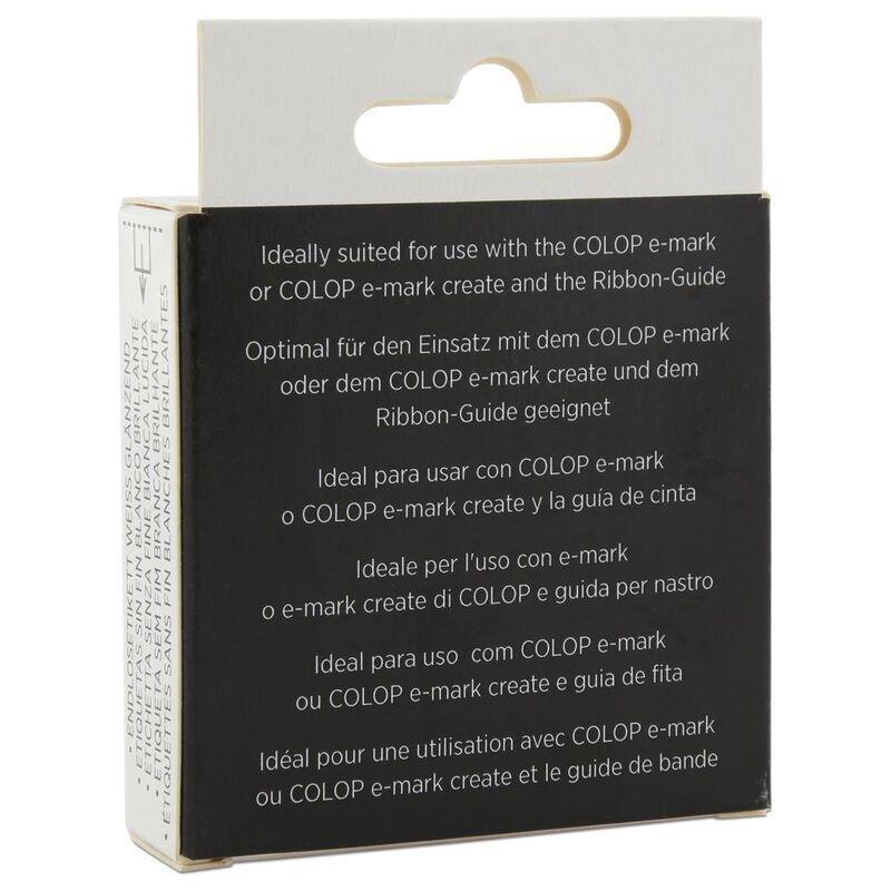 Colop Endless White Glossy Self-Adhesive Printer Label (14mm x 8M), , large image number 1