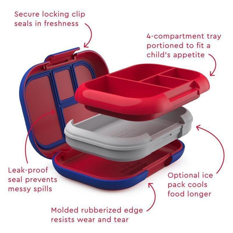 Bentgo Kids Chill Lunch Box - Red, , large image number 2