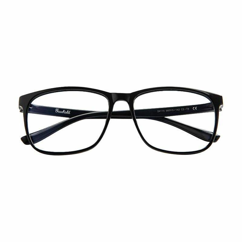 OCUSHIELD - Ocushield Parker Style Anti-Blue Light Glasses - Shiny Black